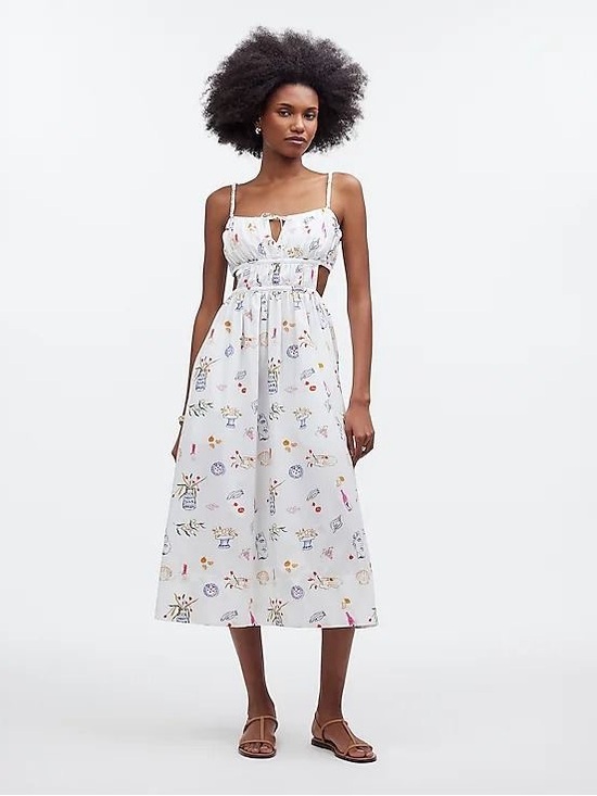 Madewell Dresses & Skirts - Madewell x Lisa Says Gah! Cutout Midi Dress
